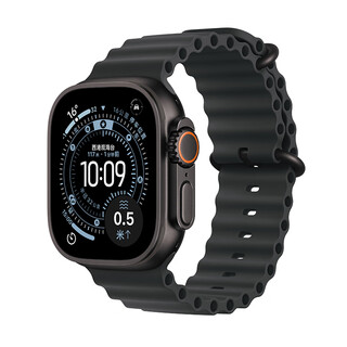Apple/apple watch ultra3 smart watch honeycomb model 49mm black titanium case black ocean strap-china unicom subsidy