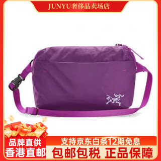 Arc'teryx (arc teryx)arcteryx arc'teryx heliad 6l sports and leisure zipper nylon shoulder bag crossbody bag violet