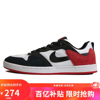 Nike nike men's and women's classic casual shoes sb alleyoop new year's red sneakers cj0882-102 white and black 43