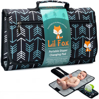New style portable baby diaper pad, newborn diaper changing pad when going out, can be folded into a mommy handbag, arrow style 60x35cm