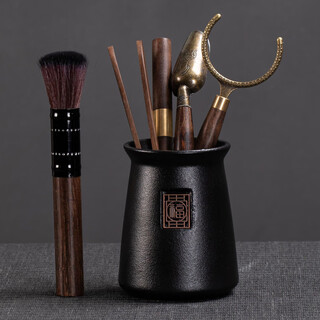 Eiji tea ceremony six gentlemen full set of tea supplies tea washing tools complete set of tea accessories tea gentleman six-piece set six-piece set six gentlemen with the character of fortune