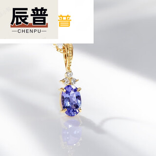 Chenpu korean version single diamond copper silver-plated colorful diamond necklace temperament women's simple pendant jewelry clavicle chain manufacturer approved earrings
