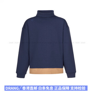 Descente oveear fashionable and versatile trendy sports long-sleeved sweatshirt children's navy blue 120