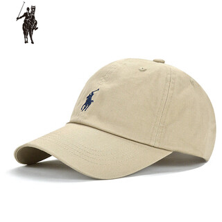Larlen paul polo paul hat men and women summer curved brim soft top cap trendy khaki versatile sun protection baseball cap polo khaki