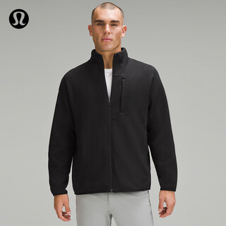 Lululemon丨sojourn men's brushed lined knitted jacket lm3ew9s black/black l