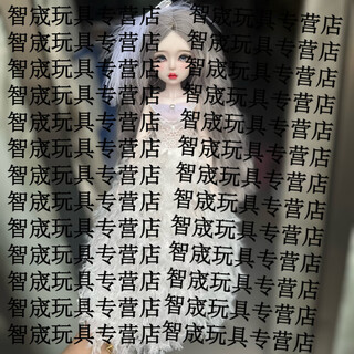 Shantou lincun 30cm makeup 6 points real style doll mjd22 joint dress up girl toy princess children's birthday white wedding dress