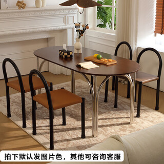 Fantasy retro style makeup stool iron dining chair dressing island high-end black table chair desk chair bedroom 4 multiple people choose color remarks