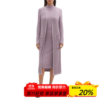 Theory women's sweater warm and comfortable thickened autumn and winter daily knitted simple purple one size fits all | small