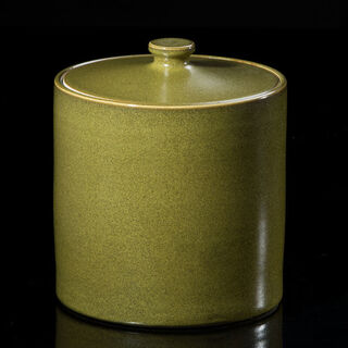 Jingdezhen ceramic rice jar with lid, tea powder, straight oil cylinder, wine jar, water cylinder, storage tank 10 jin, jin equals 0.5 kg, 100 150 jin, jin equals 0.5 kg, height is about 74cm, diameter is about 44cm