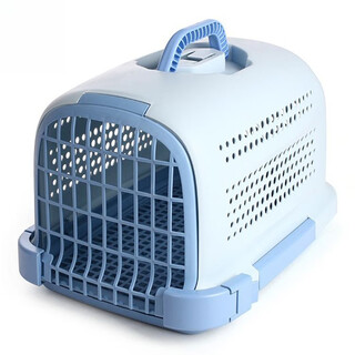 Modx pet flight box cat cage portable out-going dog cage portable pet box cat flight box travel checked box simple + diaper board 15jin jin equals 0.5kg inside coffee color