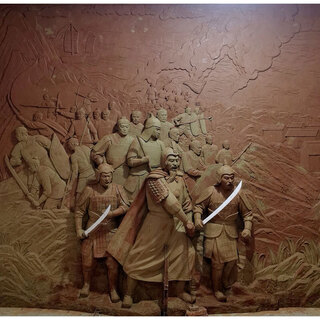 Wen yijia relief fiberglass sculpture forged copper sandstone cast copper imitation copper figure campus mural plaque stone carving back style 3