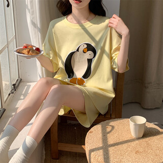 新款睡衣女夏季短袖短裤甜美可爱卡通韩版学生女士居服套装 LG91140 M