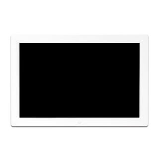 彩视听智能高清数码相框电子相册17寸19寸22寸视频照片自动播放器广告机 17寸白色无内存