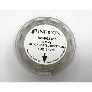 Crystal oscillator inficon crystal oscillator inficon optical coating crystal 750-1022-g10/10 pieces