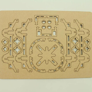 OTHER四轴Arduino无人机全套配件遥控飞行器学生DIY组装木制 A款飞机木板 官方标配