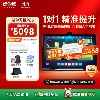 Youxuepai ai eye protection learning machine p66 8+512g 13.8-inch giant screen 2.5k circularly polarized eye protection screen student tablet for all ages