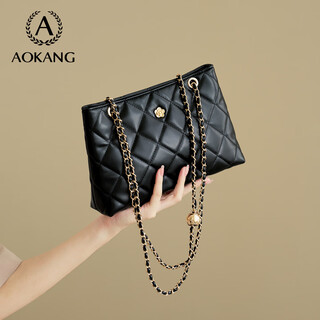 奥康女包2025新潮大容量菱格腋下包轻奢斜挎单肩包生日礼物送女友老婆