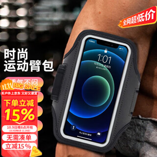 Zhizhou running arm bag, sports phone arm bag, fitness touch screen, adjustable running phone carrying artifact wrist bag