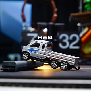 Junyu remote control car 3-6 years old mini mini alloy remote control car bluetooth remote control car desktop port children's electric car remote control alloy small truck silver