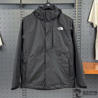 The north face's 25 autumn and winter new outdoor men's waterproof and warm cotton clothing three-in-one charge 8gjx 8gjx-kx7 universe black cotton liner s 165/84a