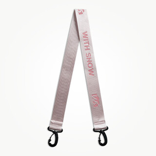 WS snowboardsws单板滑雪鞋耐低温提鞋扣懒人脖子挂鞋带雪鞋提鞋器挂鞋钩 白红提鞋带