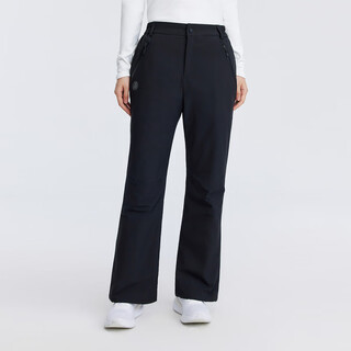 Bosideng down pants women's outer wear 2025 new loose warm straight casual pants b250442302 black 8056 l 170_74a_reference weight 105-115jin jin equals 0.5 kg