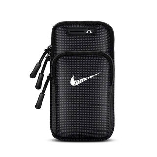 Mppmck running mobile phone arm bag unisex outdoor fitness arm bag with apple huawei waterproof wrist bag sports huawei series universal black adm