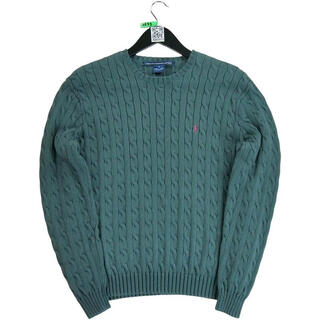 Lauren ralph lauren women's sweater warm and comfortable autumn and winter daily knitted retro g one size | eu l