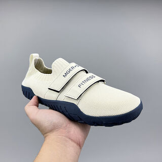 Zhengshan's new men's and women's indoor fitness shoes treadmill squat deadlift silent yoga pilates skipping shoes blue bag 35 35