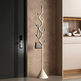 Orange cream style floor-standing coat rack bedroom bedside clothes rack storage rack simple vertical home clothes rack