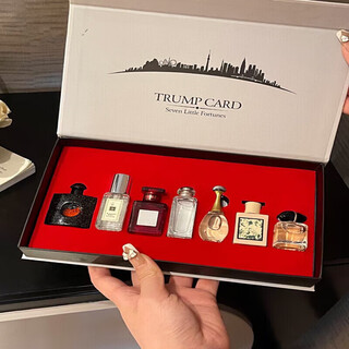 D&f perfume sample counter long-lasting light fragrance, fresh fragrance, ladies and girls 5ml for girlfriend and wife, seven-piece set + counter gift box bag