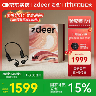 Zuodianzdeer national subsidy bone conduction hearing aid for the elderly with mild, moderate and severe hearing loss zd-tjgd202