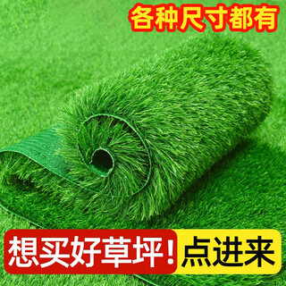 Lezijun artificial artificial lawn plastic green plant kindergarten turf outdoor decoration green carpet pad 2 spring green plus 1*1