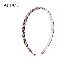 Ajidou ajidou hair accessories women's leopard print fabric headband leopard print 1 piece