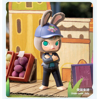 Pop martpopmart molly zootopia co-branded series trendy figure blind box gift zootopia molly casual judy