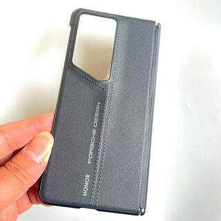 Huawei (huawei) original quality honor magicv2rsr mobile phone case folding screen smart flip porsche protective cover full honor magicv2 rsr porsche design single back case (black)