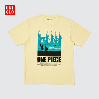Uniqlo men's and women's couples ut one piece archive printed short-sleeved t-shirt 480692 41 apricot m /170/92a
