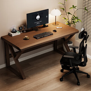 Jiayi solid wood computer desk e-sports table desktop home double desk workbench bedroom simple desk study table