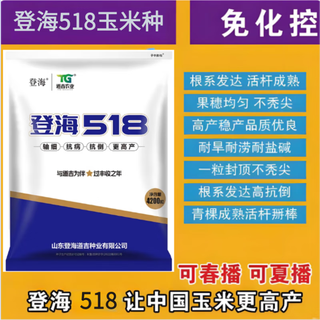 518 Высокоурожайные семена кукурузы Полная коллекция двойных клеток Устойчивость к полеганию и болезням Жесткие палочки Академия сельскохозяйственных наук Кукуруза 518 4200 зерен