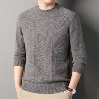 Deer king optim cashmere sweater men's high-end quality half-high collar thickened and warm men's pure cashmere sweater autumn and winter new bottoming shirt yanyutuo 2xl 180 recommended weight 155-175jin jin is equal to 0.5 kg