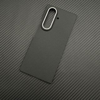 Samsung (samsung) original quality, suitable for samsung zfold7 kevlar mobile phone case, aramid fiber protective cover, magnetic suction, fine-grained metal ring magnetic suction, back cover, samsung galaxy z fold7