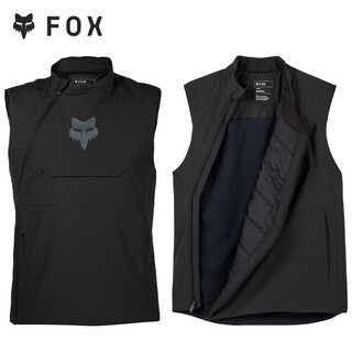 Fox american ranger motocross trail vest for men, wear-resistant, waterproof, windproof black s