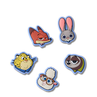 Crocs (crocs) zootopia 2 cooperation series zhibixing shoe flower five-piece set zootopia five-piece set