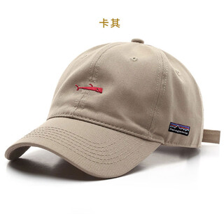 Patagonia (patagonia) poragomla baseball cap for men and women, trendy casual and fashionable peaked cap, versatile sun protection and sun protection khaki