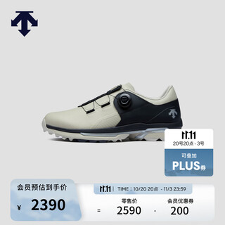 Descente descentegolf desante golf men's pro series golf shoes new autumn and winter products bg-khaki 42.5