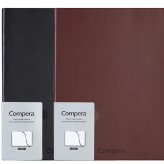 Comix c8001 b5 154 sheets compera leather notebook (price unit) brown