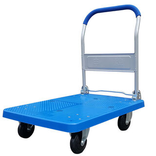 Puqin portable 180kg 300kg folding trolley trolley pull trailer flat trolley four wheels 180kg