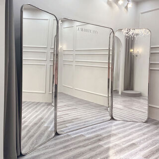Yusenyi three-sided folding fitting mirror, wedding dress mirror, full-length mirror, floor-standing mirror, beauty mirror, oversized mirror, other sizes, other no