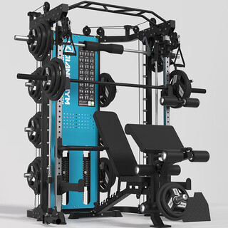 Kangqiang smith machine bk509pro professional version mobile bird comprehensive trainer squat bench press barbell rack