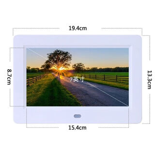 彩视听锂电智能电子数码相框电子相册7寸8寸10寸12寸15.4寸充电插电两用 7寸充电无内存